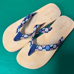 Vera Bradley Women's Sandals with Blue Floral Straps